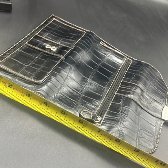 Liz Claiborne Wallet Black Long Nice - Picture 8 of 9